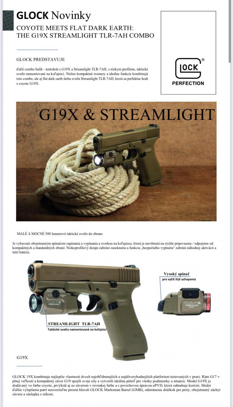 GLOCK 19X & STREAMLIGHT COMBO